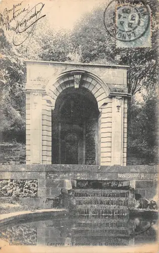 BF8172 langres fontaine de la grenouille france Frankreich