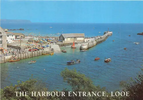 uk48893 Hafeneinfahrt Looe UK