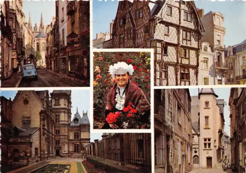 BR27776 Angers les tours de la cathedrale france