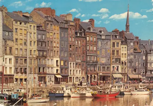 BR47323 Honfleur les facades typiques du sainte catherine France