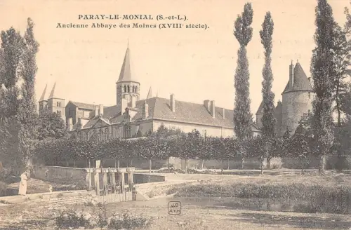 BF8274 ancienne abbaye des moines paray le monial france Frankreich