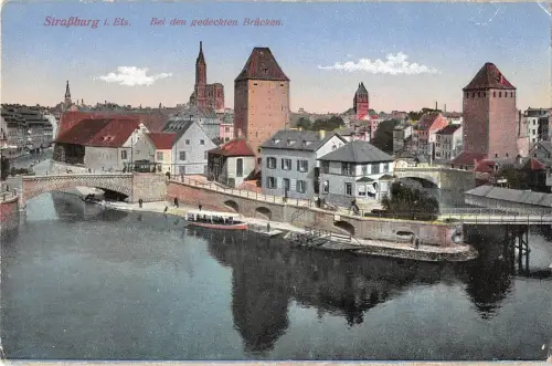 BR71671 strassburg i els bei den gedeckten brucken frankreich strasbourg