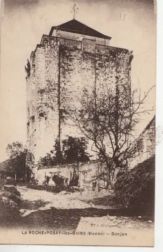 BF11341 la roche posay les bains donjon france front/back image