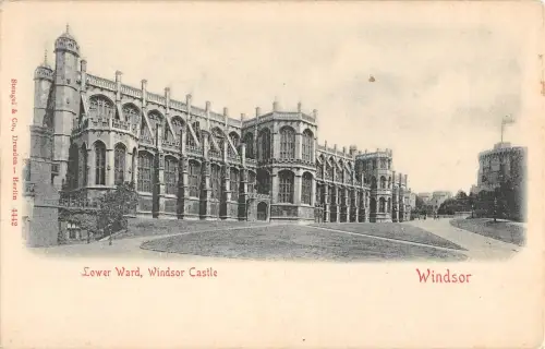 BR81072 Lower Ward Windsor Castle UK