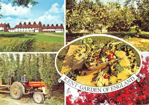 uk34155 kent garden of england uk