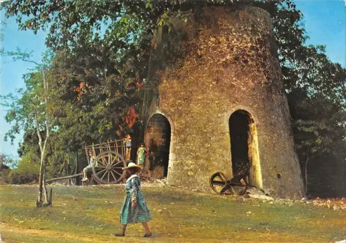 BR57392 vestige de moulin de sucrerie Guadeloupe eternel avec ses ban Frankreich