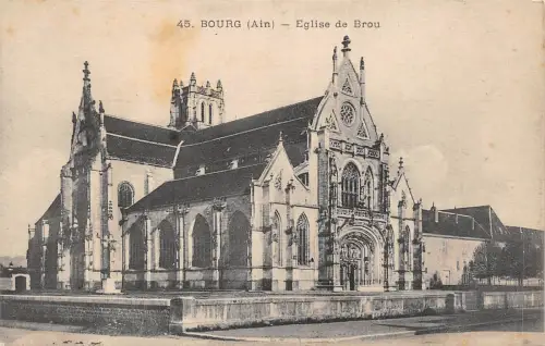 BF3823 bourg eglise de breou ain france