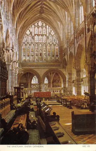 uk6513 sanctuary exeter cathedral uk