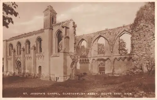 uk803 josephs chapel glastonbury real photo uk