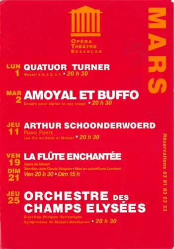 B75399 mars opern theater besancon frankreich