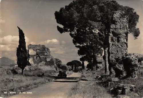 B97860 roma la via appia echtfoto italien