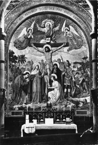 BR6228 Lourdes Le Crucifiement Postkarte Frankreich