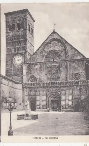 BF17447 assisi il duomo italy front/back image