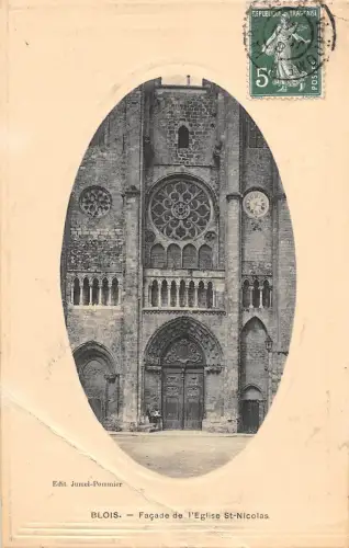 BF10234 blois facade de l eglise st noclas france Frankreich