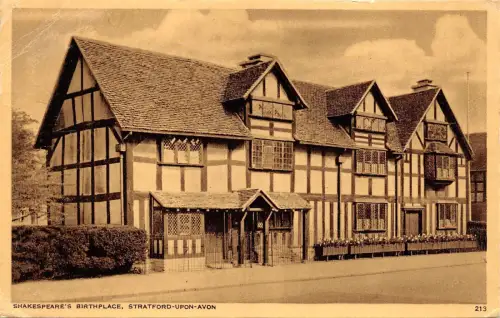 BR65138 shakespeares geburtsort stratford upon avon uk