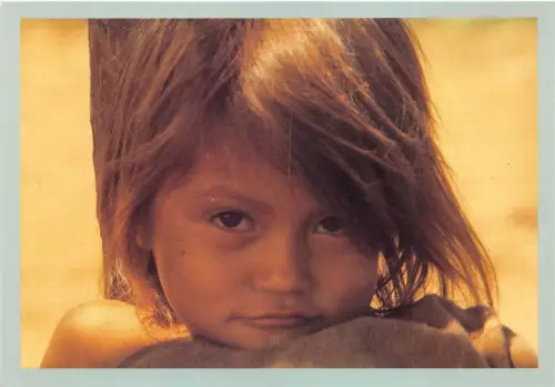BF36377 amazonie peruvienne jeune campa kinder typen peru front/back scan