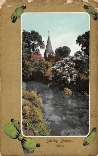 uk40681 shere surrey scene uk