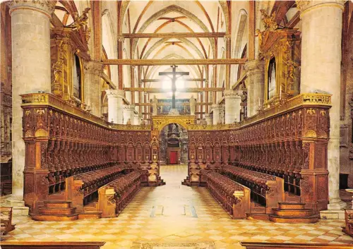 BR31550 Venezia Basilica S maria dei Frari Il Coro italy