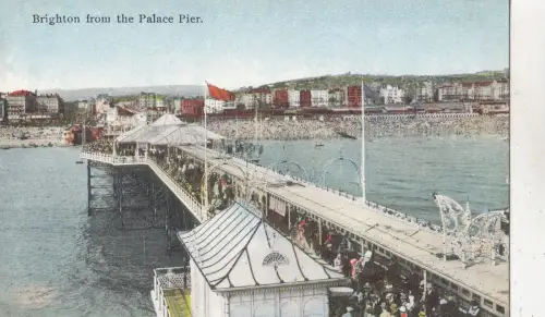 BF32093 Bringhton from the Palace Pier UK Front/Back Image