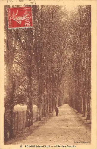 B105647 Frankreich Pougues les Eaux Allee des Soupirs Promenade