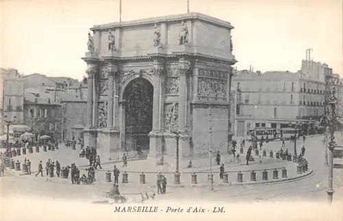 BR72530 porte d aix marseille france