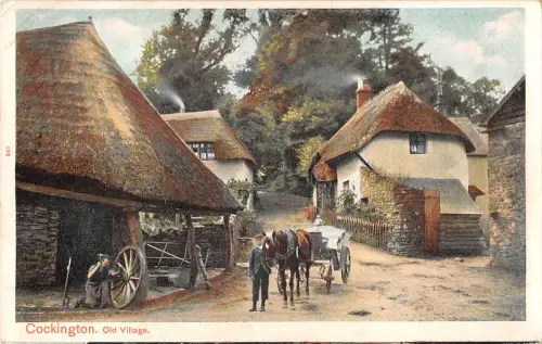 uk25013 old village cockington uk