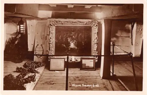 uk25975 wo nelson starb real photo uk