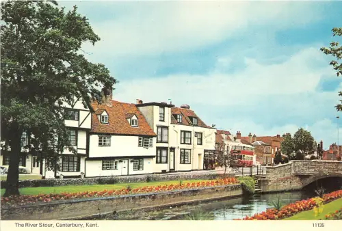 uk49465 river stour canterbury kent uk