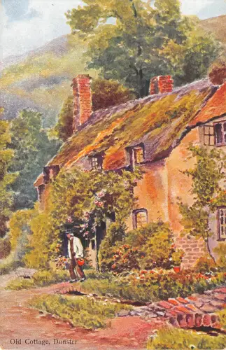 uk21683 old cottage dunster uk