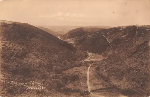 uk145 valency valley boscastle real photo uk