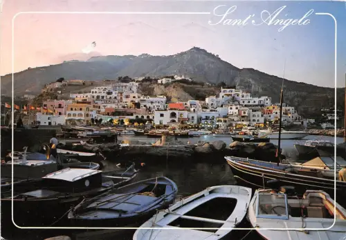 B84311 isola dischia s angelo al tramonto italy