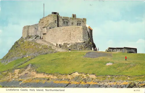 uk7392 lindisfarne castle noly island northumberland uk