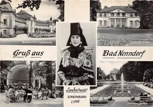 BG3312 gruss aus bad nenndorf CPSM 15x9,5cm germany