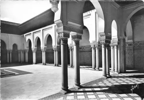BR12402 Institut musulman Mosquee de paris Grand Patio Echtfoto Frankreich