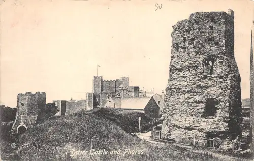 BR65125 dover castle and pharos uk