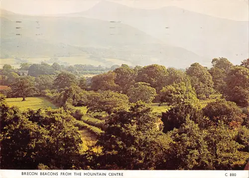 uk34511 brecon beacons from the mountain centre wales uk