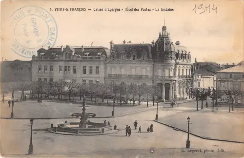 BF9469 vitry le francois caisse d depargne hotel des pos france Frankreich