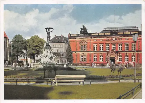 BG362 hindenburgplatz mit muschelminna gorlitz CPSM 14x9,5cm germany