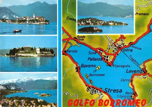 BR49921 Golfo Borromeo Karte cartes geographiques Italien