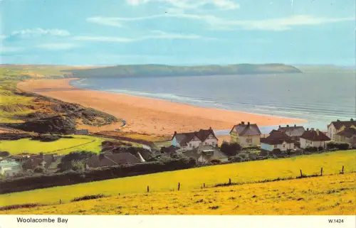 uk6470 woolacombe bay uk