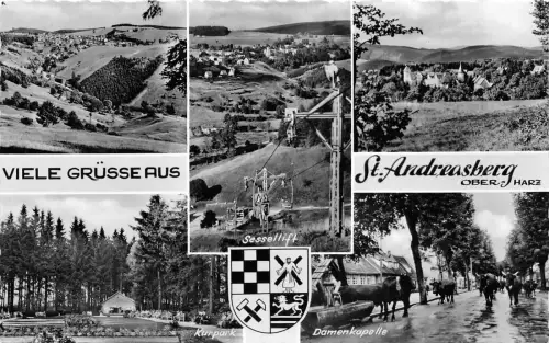 BG23369 viele grusse aus st andreasberg cow vache germany CPSM 14x9cm