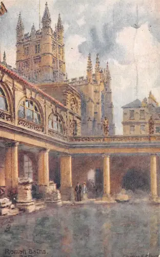 uk21914 roman baths bath uk