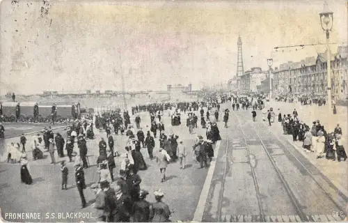 uk22695 promenade blackpool echtfoto uk