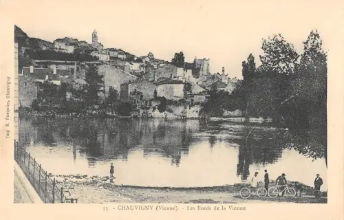 B104803 Frankreich Chauvigny Vienne, Les Bords de la Vienne