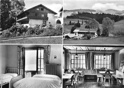 BG258 Pension Hilfswerk d evang landeskirche allgau CPSM 14x9,5cm germany