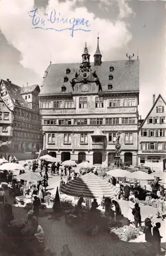 BR17274 Tübingen Marktplatz mit Rathaus Deutschland