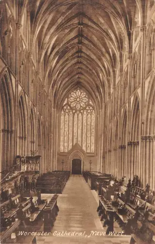 uk312 Worcester Cathedral Echtfoto UK