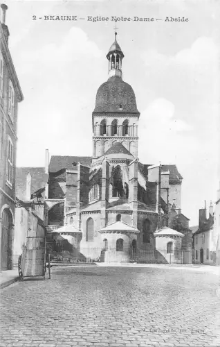 BF7803 eglise notre dame abside beaune france Frankreich