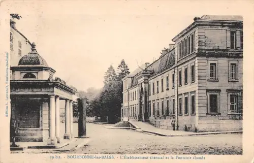 BF5873 bourbonne les bains l etablissement thermal et france Frankreich