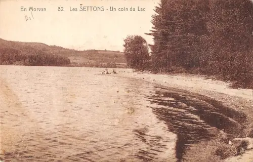 BF7091 un coin du lac lac les settons frankreich Frankreich
